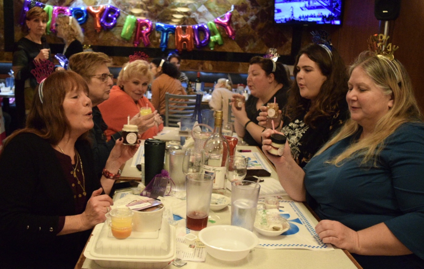 Blowing out the birthday candles in Feb 2023